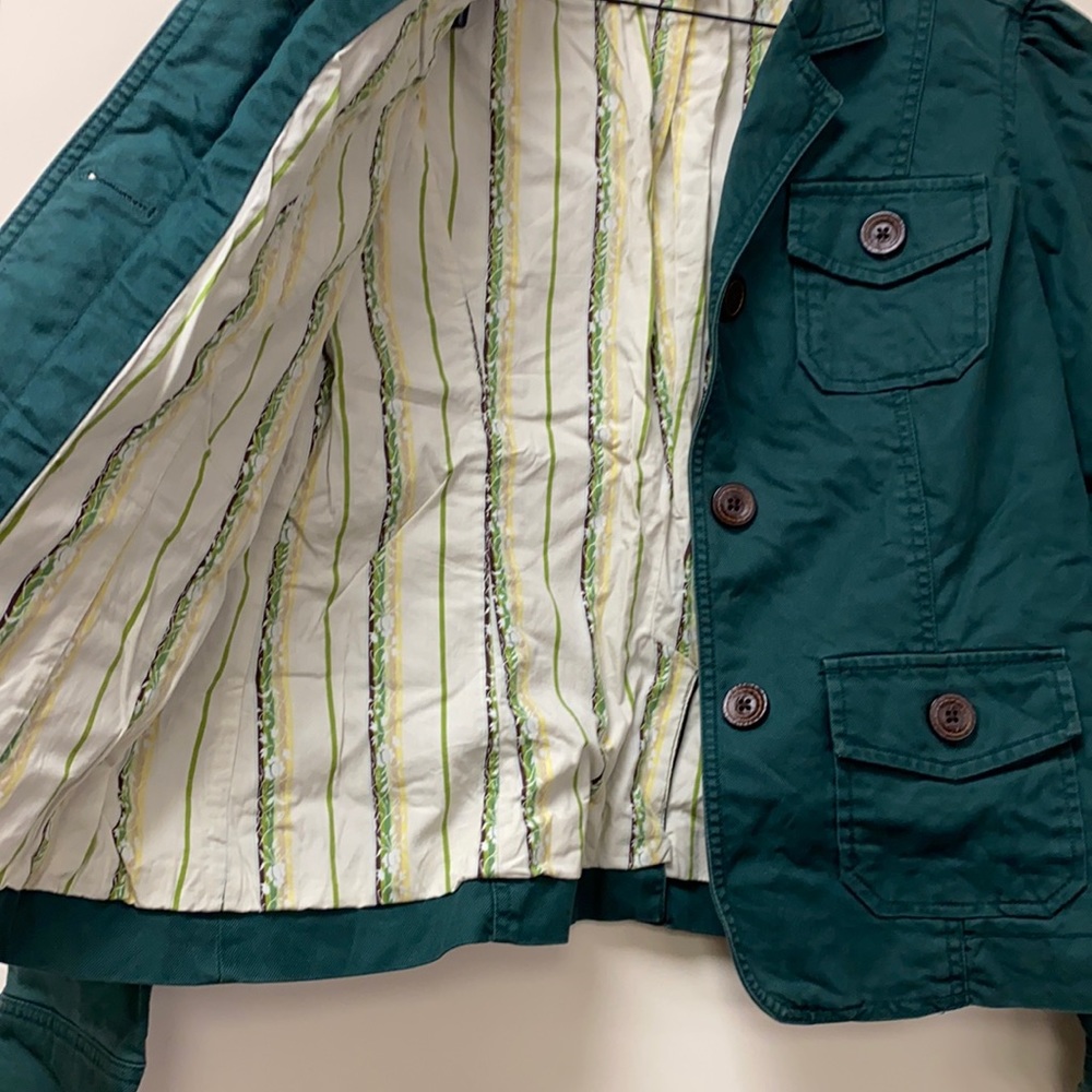 Gap Green Jacket Size 10 - image 5